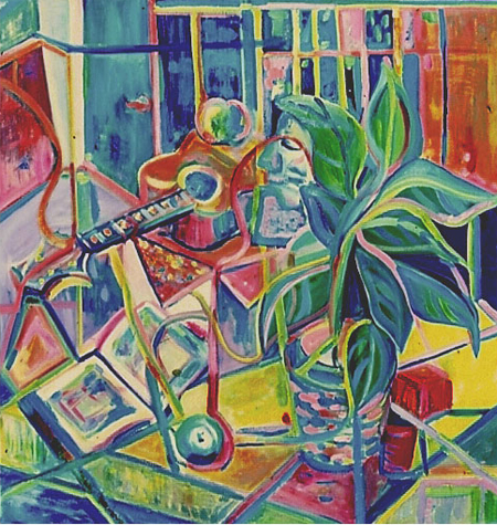 Abstracted Still Life, painting