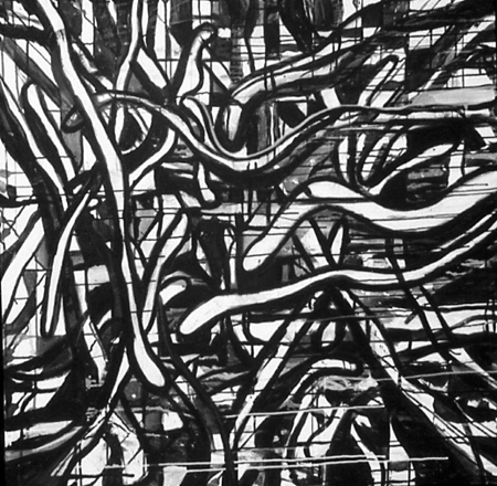 Black and White Abstract, painting