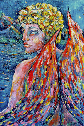 Icarus, painting