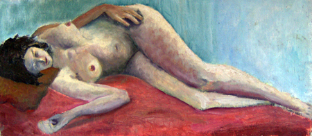 Reclining Figure, painting