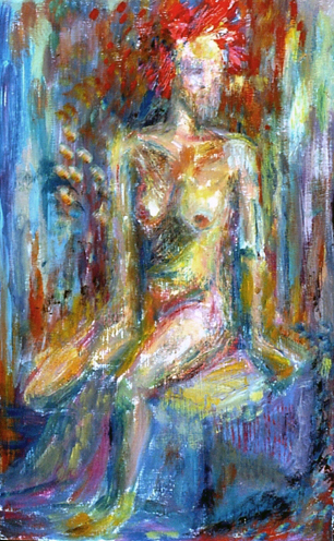 Seated Figure, painting