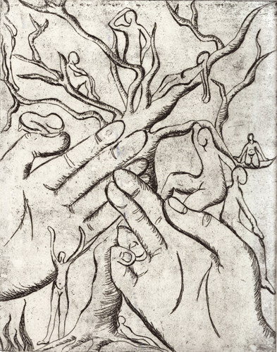 Untitled White, print